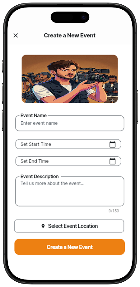Create Event Screen